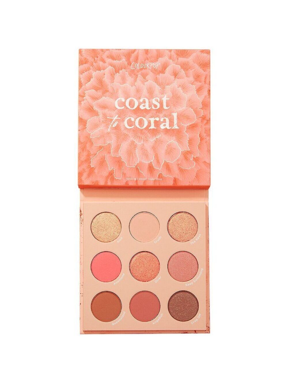 ⭐PICK 3/$15 ColourPop Coast to Coral Eyeshadow Palette